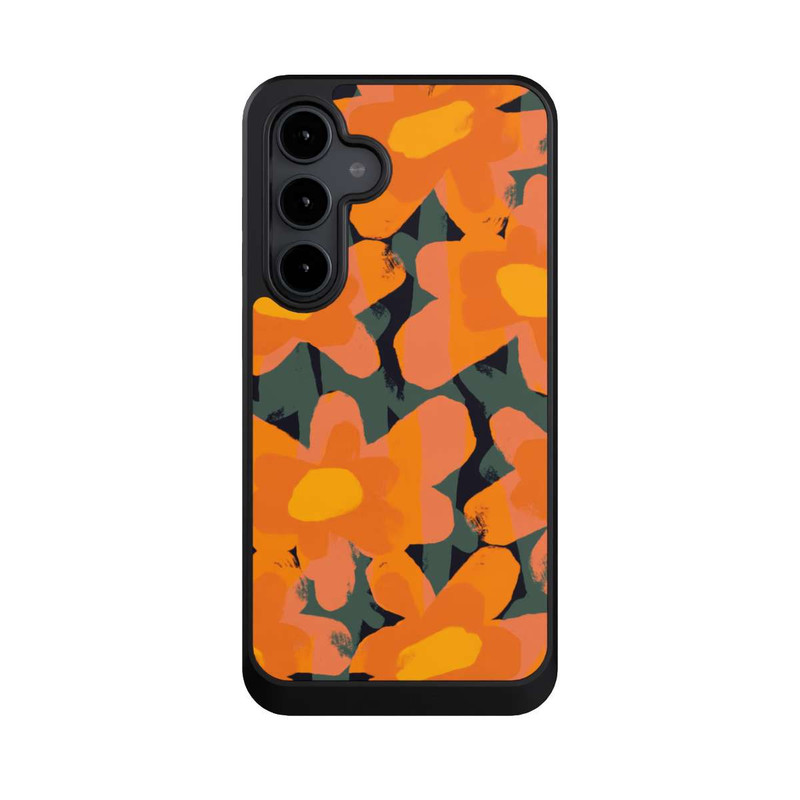 Galaxy S24 FE NIVOcore Blumenwiese Orange