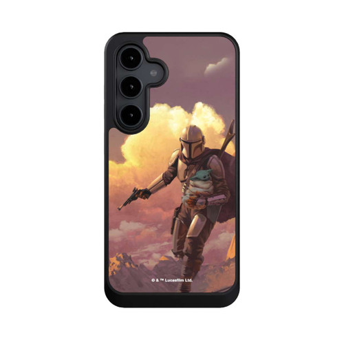 Samsung Galaxy S24 FE 5G NIVOcore Der Mandalorianer und Grogu Sonnenguntergang Wolken