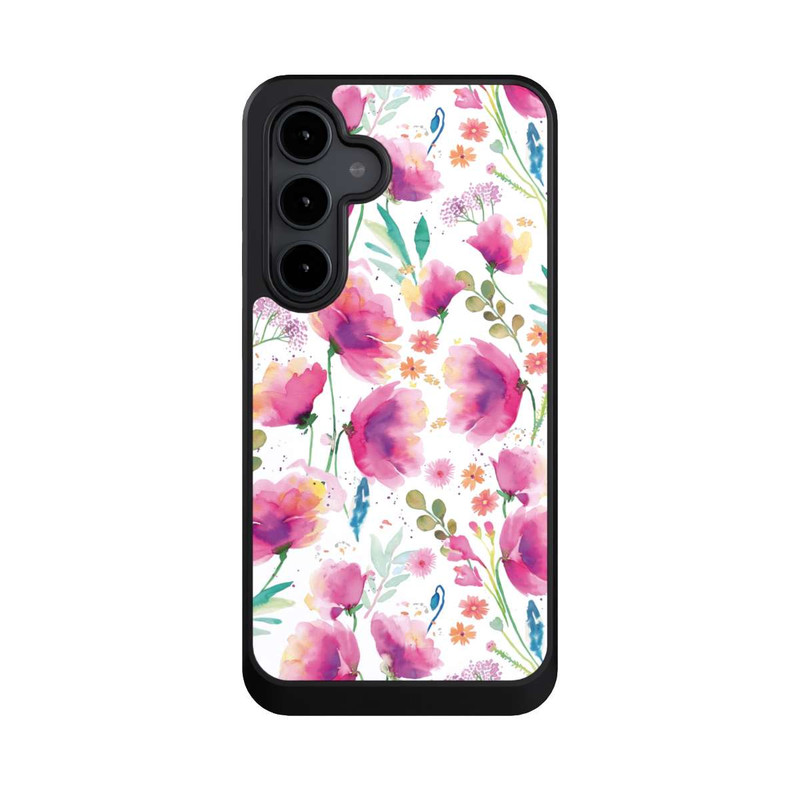 Galaxy S24 FE NIVOcore Abstrakte Mohnblumen aquarell
