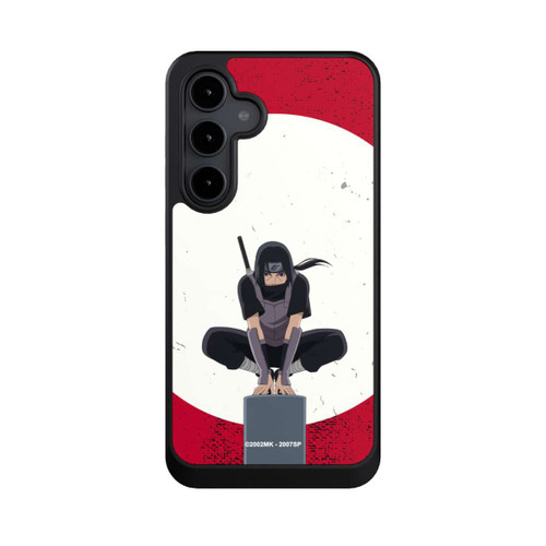 Samsung Galaxy S24 FE 5G NIVOcore Itachi Uchiha Symbol Roter Hintergrund