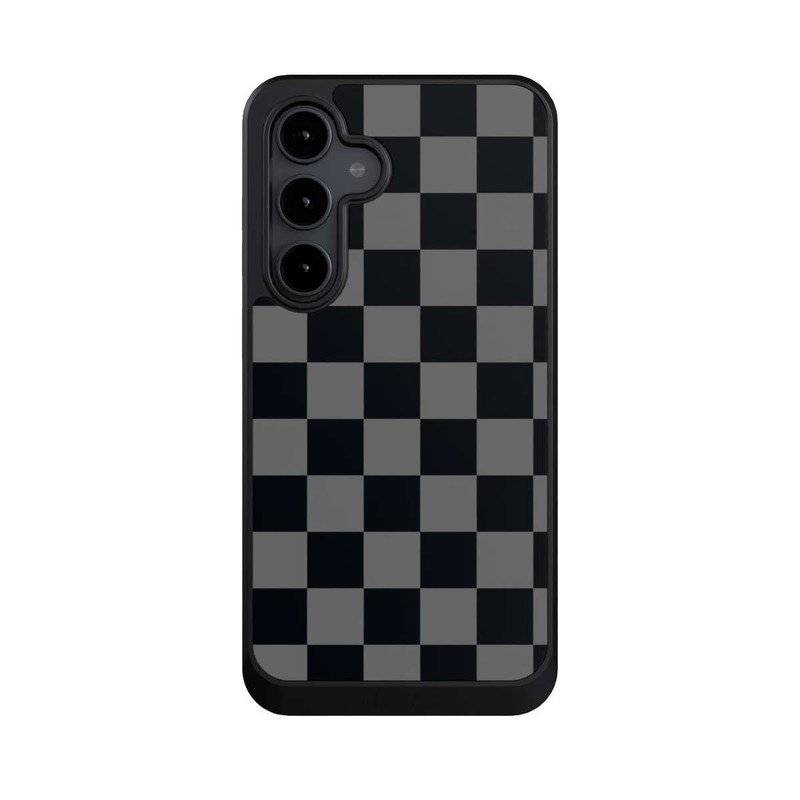 Galaxy S24 FE NIVOcore Checked Pattern Black Grey