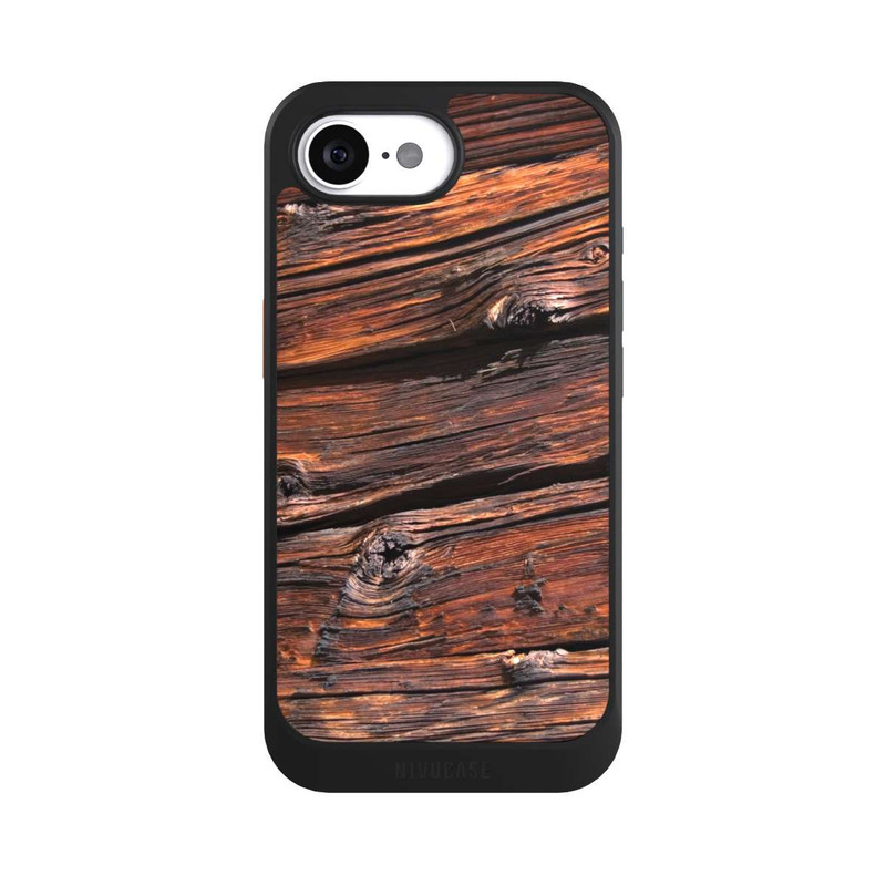 iPhone 16e NIVOcore Verwitterte Holzplanken