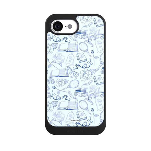 Apple iPhone 16e NIVOcore Beauty and Beast Pattern Blue