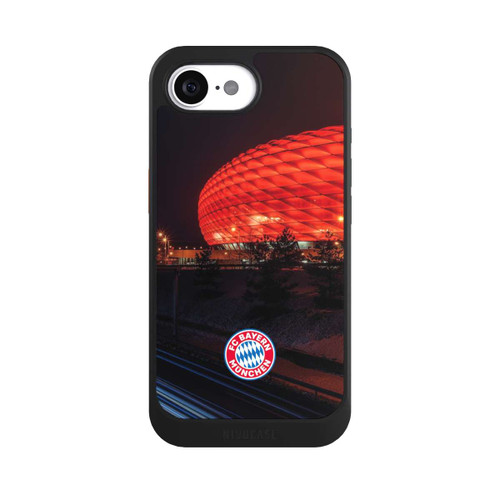 Apple iPhone 16e NIVOcore Allianz Arena bei Nacht FCB