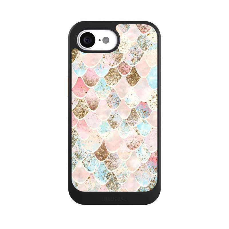 iPhone 16e NIVOcore Motif sirène à l'aspect pailleté