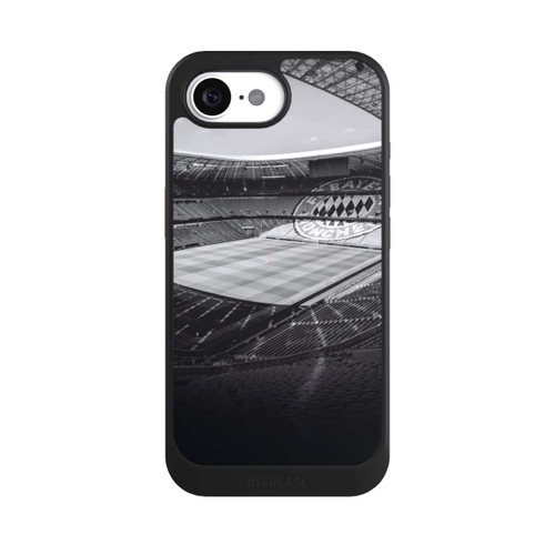 Apple iPhone 16e NIVOcore Stadion FC Bayern - Black White