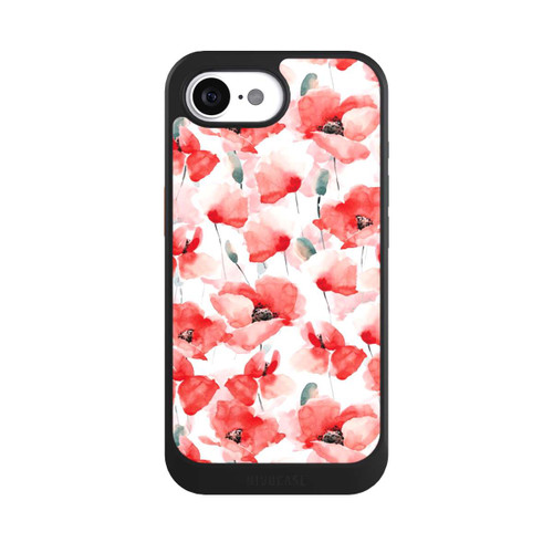 Apple iPhone 16e NIVOcore Mohnblumen Muster