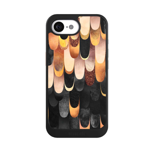 Apple iPhone 16e NIVOcore Plumes Cuivre et Noir