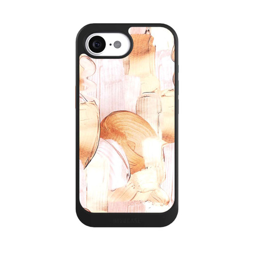 Apple iPhone 16e NIVOcore White/Gold Brush Pattern