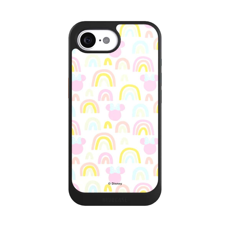 iPhone 16e NIVOcore Minnie Rainbow Pattern