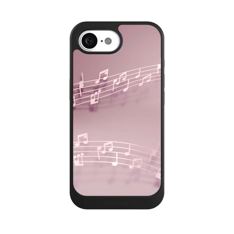 iPhone 16e NIVOcore Notes de Musique Girly