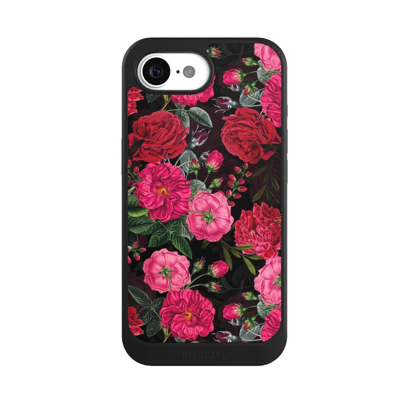 iPhone 16e NIVOcore Pink and Red Flowers