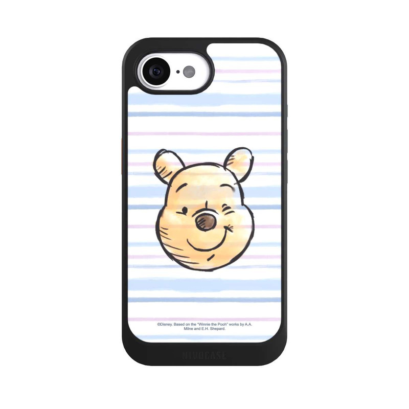 iPhone 16e NIVOcore Winnie Puuh auf Streifen