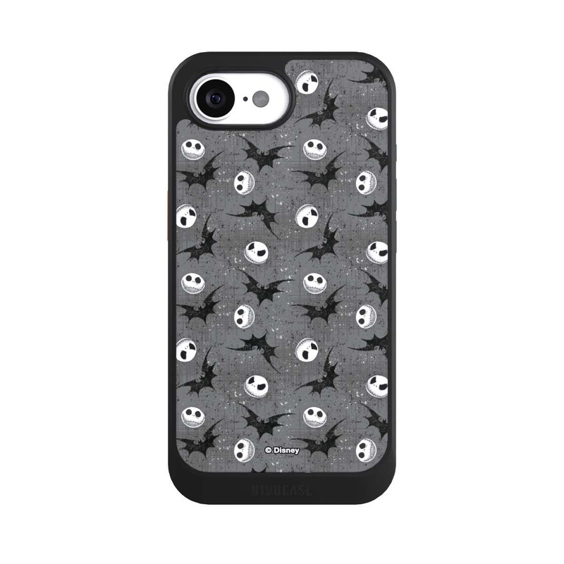 iPhone 16e NIVOcore Jack Grey Pattern Tim Burtons Nightmare before Christmas