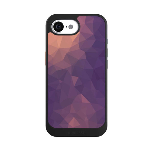 Apple iPhone 16e NIVOcore Polygonal Mosaic Rot/Violett