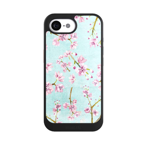 Apple iPhone 16e NIVOcore Cherry Blossom Twigs Pattern Light Blue