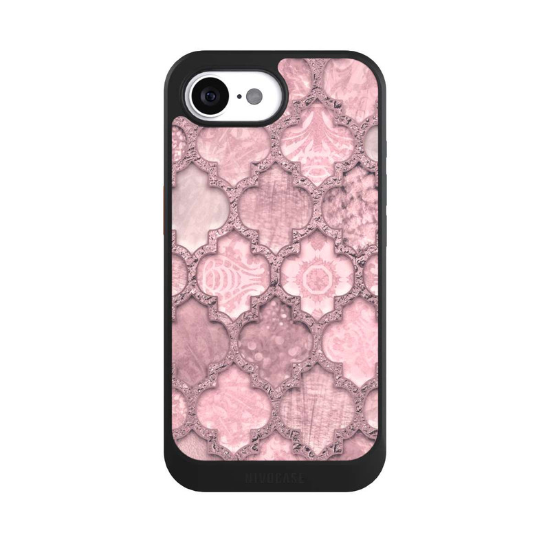 iPhone 16e NIVOcore Marokko Fliesen rosa
