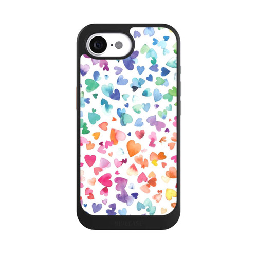 Apple iPhone 16e NIVOcore Liebesherzen aquarell