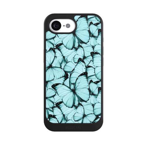 Apple iPhone 16e NIVOcore Teal Butterflies