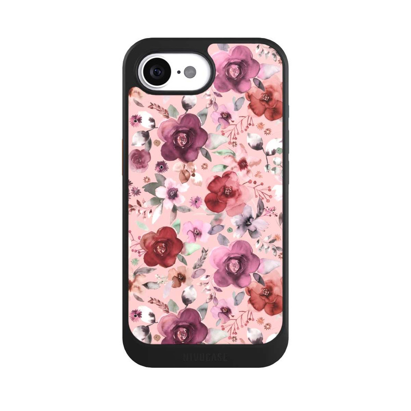 iPhone 16e NIVOcore Üppiger romantischer Blumenstrauß rosa