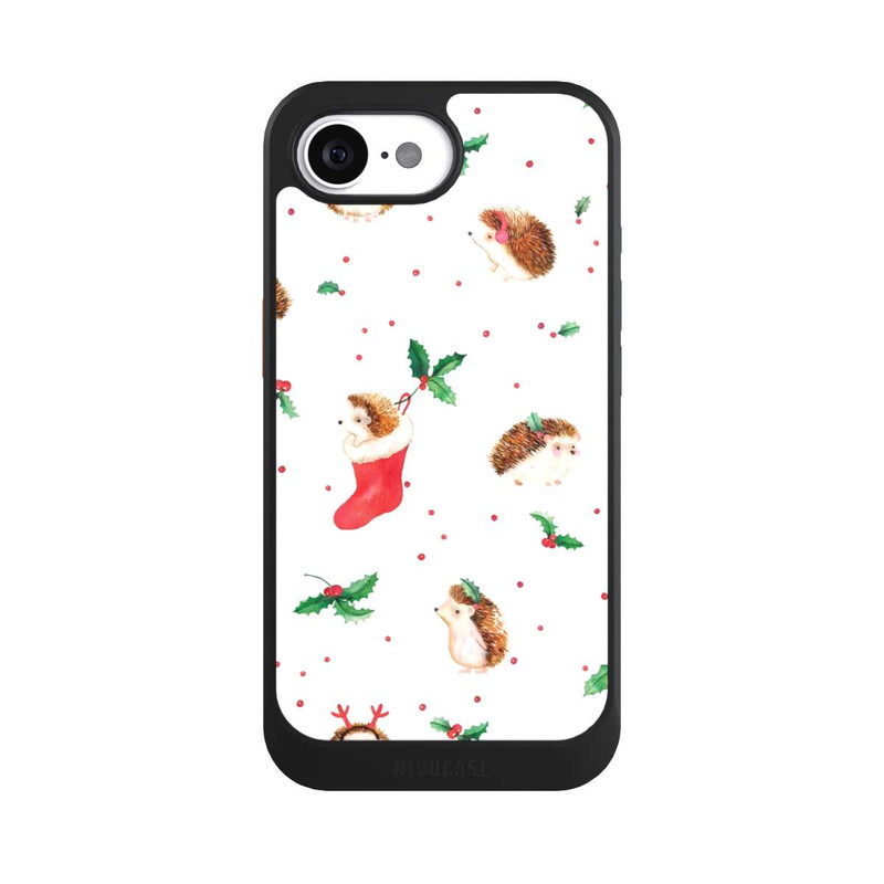 iPhone 16e NIVOcore Christmas Cute Hedgehog