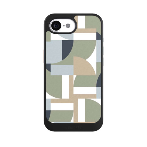 Apple iPhone 16e NIVOcore Futuristische Bauhaus Polygone Beige