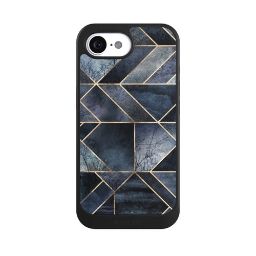 Apple iPhone 16e NIVOcore Nature Abstraite Bleu Foncé