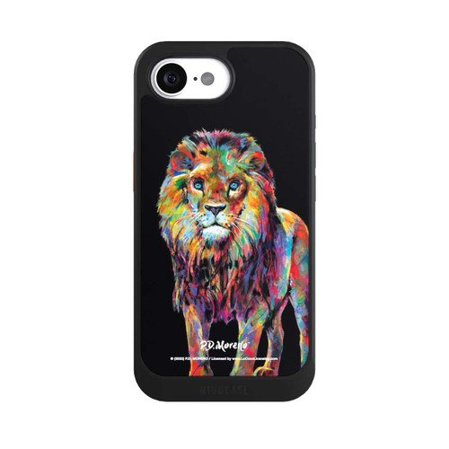 Apple iPhone 16e NIVOcore Löwe Bunte Kunst von P.D. Moreno