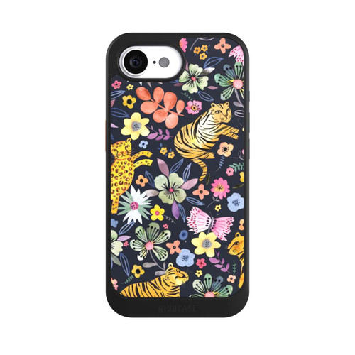 Apple iPhone 16e NIVOcore Spring Tigers Flowers Black