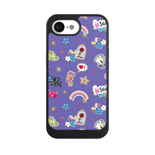 Apple iPhone 16e NIVOcore Princess Pattern Purple Disney Princess