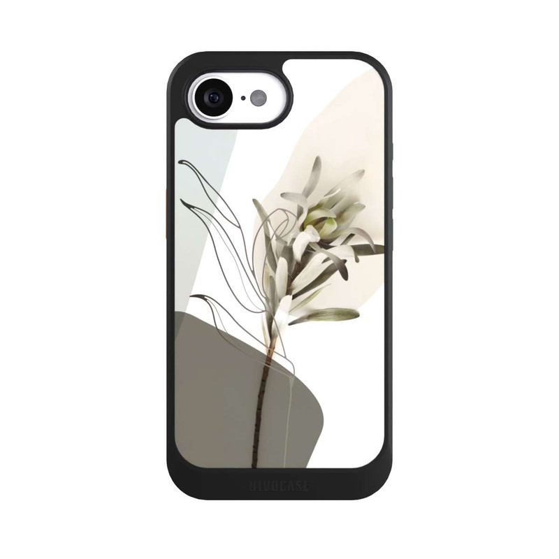 iPhone 16e NIVOcore Boho Line Art Olive Green