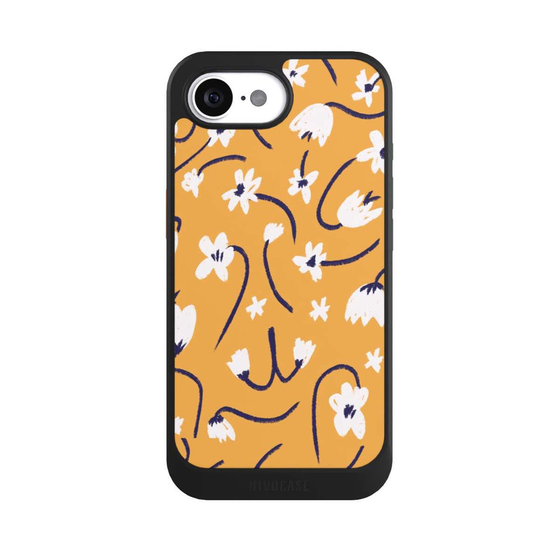 iPhone 16e NIVOcore Pattern Petites Fleurs Jaunes