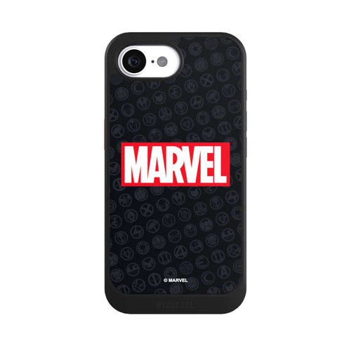 Apple iPhone 16e NIVOcore Marvel Logo Black Red