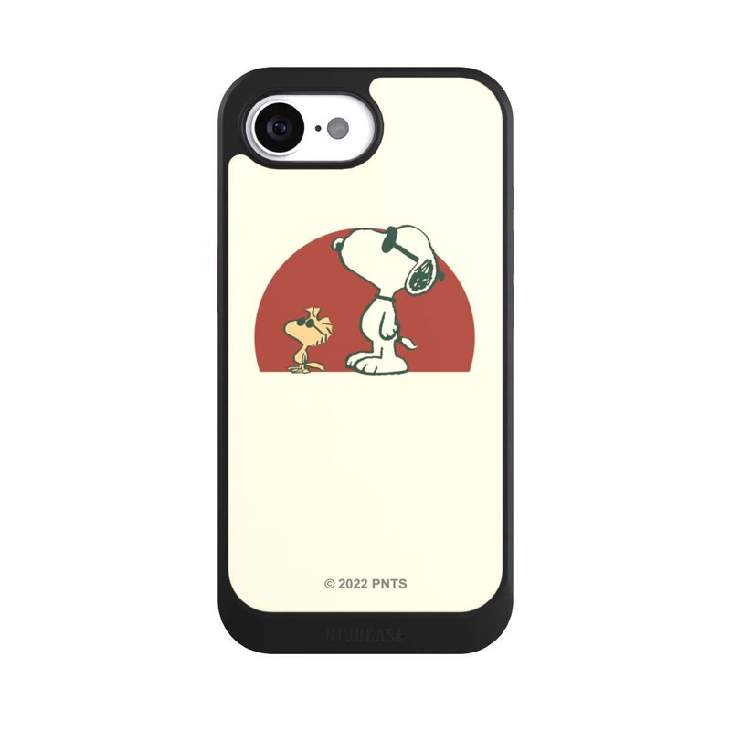 iPhone 16e NIVOcore Snoopy Woodstock weit draußen