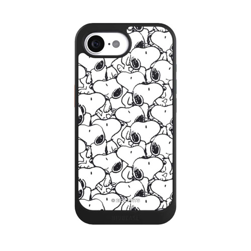 Apple iPhone 16e NIVOcore Snoopy Pattern Noir &amp; Blanc