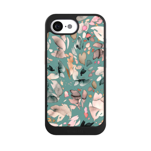 Apple iPhone 16e NIVOcore Abstract Flowers Petals Green