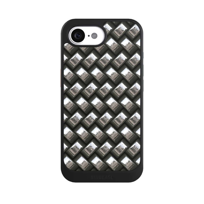 iPhone 16e NIVOcore Glamour Silver Metal