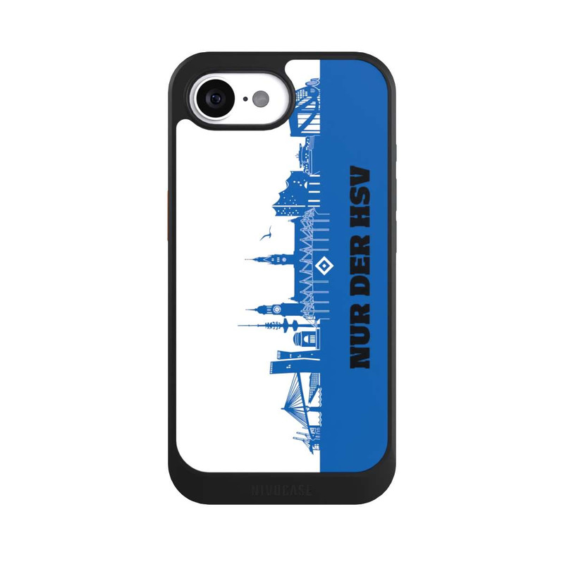 iPhone 16e NIVOcore HSV Skyline Blau Weiß