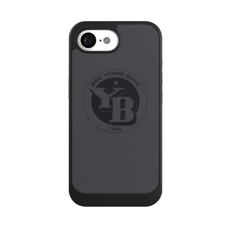 iPhone 16e NIVOcore BSC YB Logo Grau