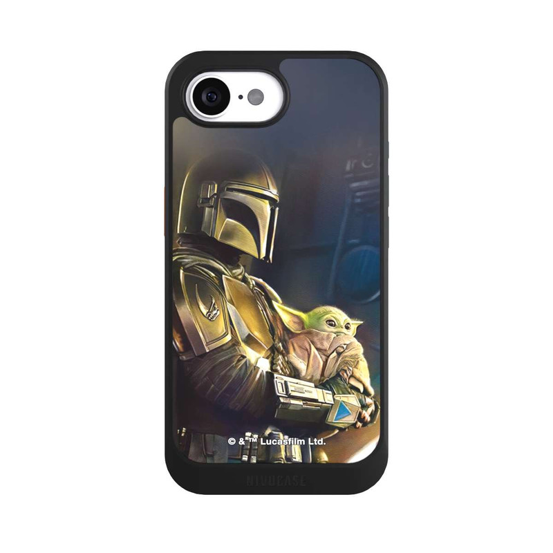 iPhone 16e NIVOcore Mandalorian and Grogu inside Ship