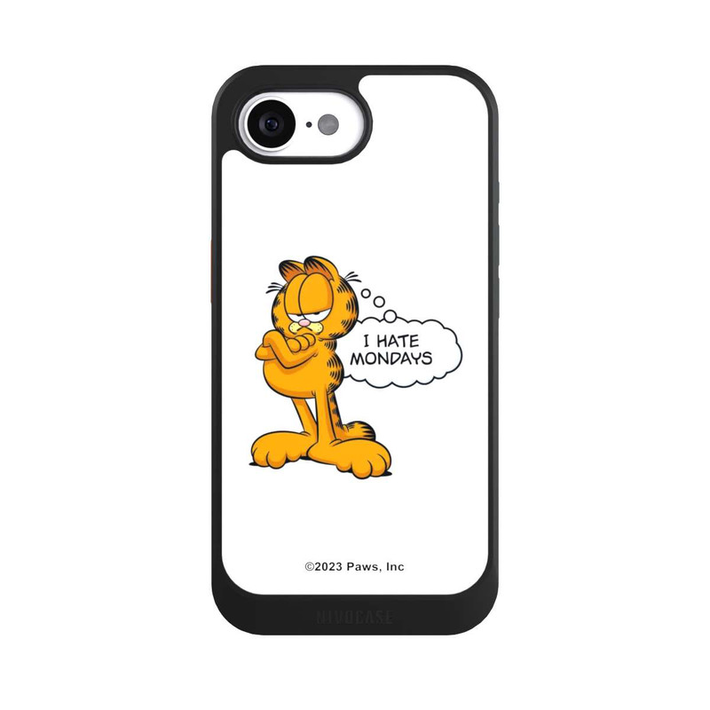 iPhone 16e NIVOcore Garfield I Hate Mondays Weiß