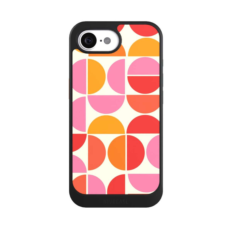 iPhone 16e NIVOcore Motif Tendance Rétro Orange