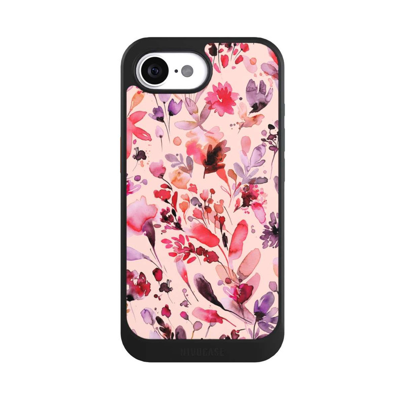 iPhone 16e NIVOcore Fleurs artistiques Viva Magenta
