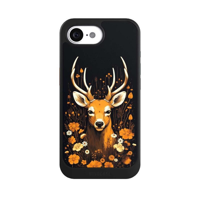 iPhone 16e NIVOcore Deer Flowers Big