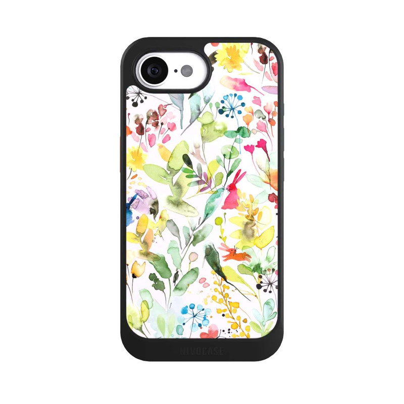 iPhone 16e NIVOcore Wild Flowers Meadow Pink