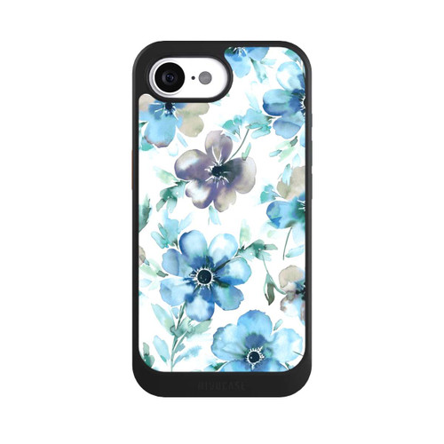 Apple iPhone 16e NIVOcore Blaues Blumenmuster Trendy