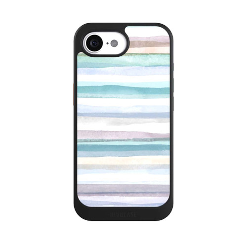 Apple iPhone 16e NIVOcore Pastellfarbene Streifen Blau