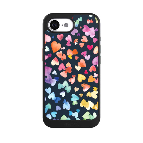 Apple iPhone 16e NIVOcore Valentines Hearts Black