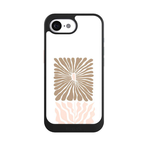 Apple iPhone 16e NIVOcore Boho Flower Caramel on White