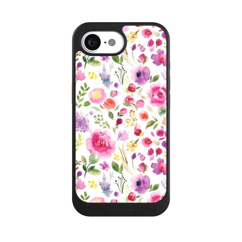 iPhone 16e NIVOcore Roses Flowers Purple